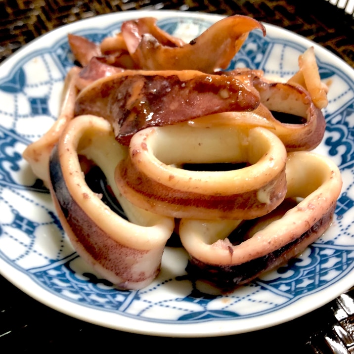 やりいかのマヨ醤油炒めガーリック風味